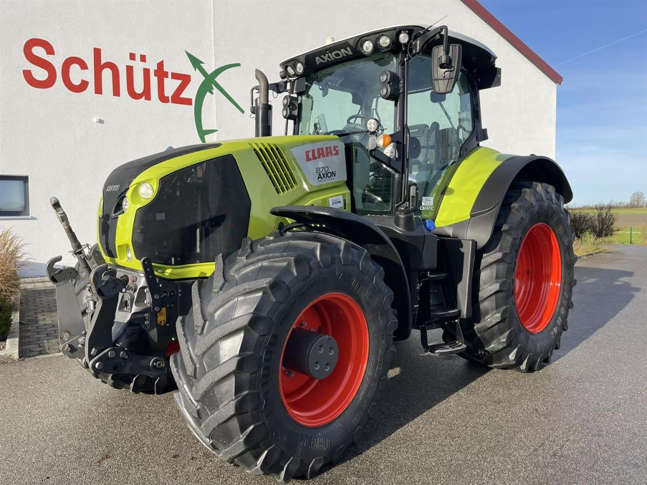 CLAAS Axion 870 Cmatic GPS S10 RTK FZW Front-PTO - Tractor agricol: Foto 1 CLAAS Axion 870 Cmatic GPS S10 RTK FZW Front-PTO - Tractor agricol: Foto 1