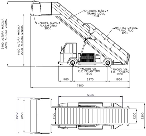 TEMG Pax Stairs TG2244 - Scară de pasageri: Foto 2 TEMG Pax Stairs TG2244 - Scară de pasageri: Foto 2