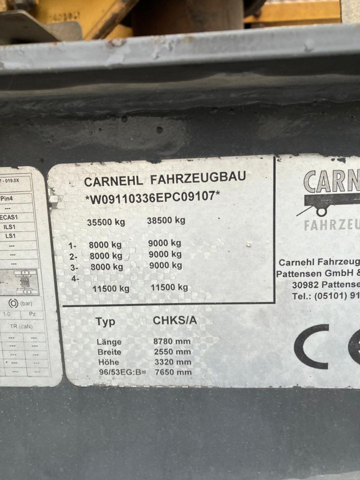 CARNEHL Kippauflieger CHKS A Kippauflieger - Semiremorcă basculantă: Foto 4 CARNEHL Kippauflieger CHKS A Kippauflieger - Semiremorcă basculantă: Foto 4