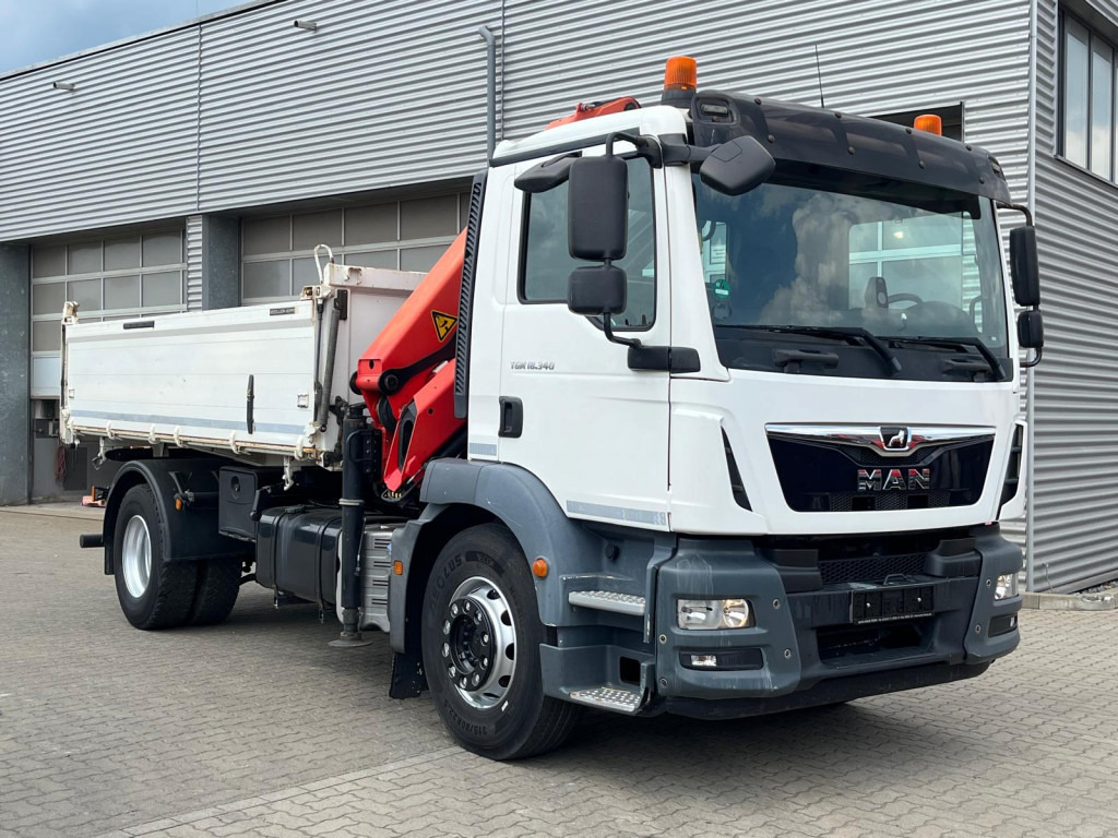 MAN TG-M 18.340 4x2 2-Achs Kipper Kran Palf. PK 13001 KA - Camion basculantă, Camion cu macara: Foto 5 MAN TG-M 18.340 4x2 2-Achs Kipper Kran Palf. PK 13001 KA - Camion basculantă, Camion cu macara: Foto 5