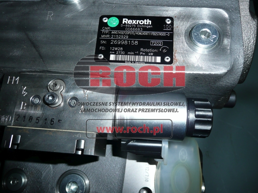 REXROTH A4VG145EP2DP0T0/40MLND6T11FB2S7AS00-0 2152929 0066683 - Pompa hidraulica pentru Combină de recoltat sfeclă: Foto 2 REXROTH A4VG145EP2DP0T0/40MLND6T11FB2S7AS00-0 2152929 0066683 - Pompa hidraulica pentru Combină de recoltat sfeclă: Foto 2