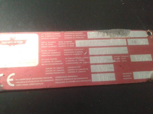 Clemă pentru Stivuitor Cascade 130F-RD-SEL-54515: Foto 8 Clemă pentru Stivuitor Cascade 130F-RD-SEL-54515: Foto 8