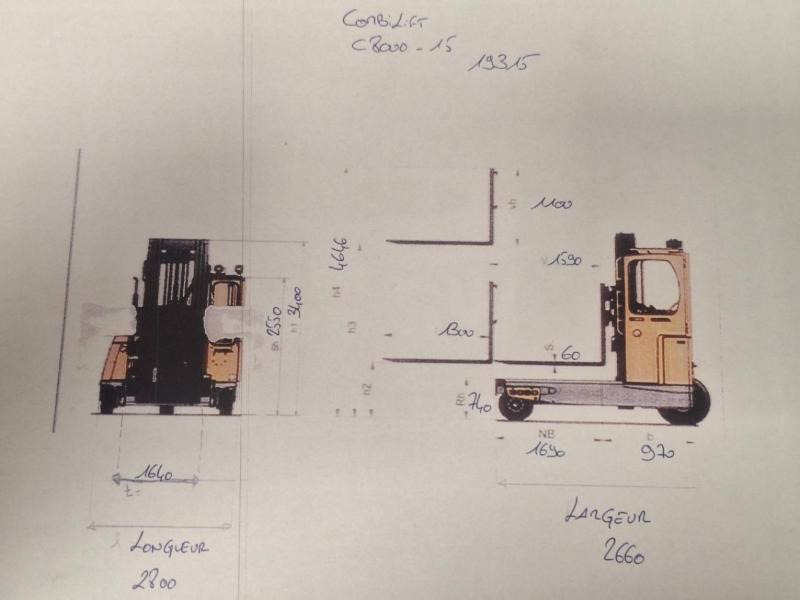 Stivuitor cu catarg retractabil, cu schimbare rapidă de direcţie Combilift C8000-15: Foto 23