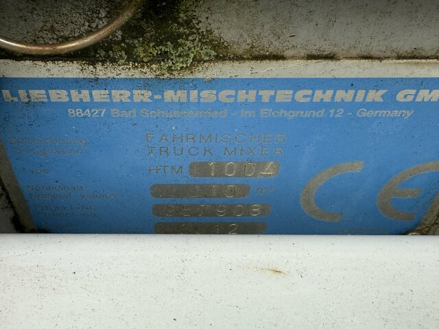 Liebherr Betonmischer Concrete Auflieger 10 m³ - Autobetonieră: Foto 2 Liebherr Betonmischer Concrete Auflieger 10 m³ - Autobetonieră: Foto 2