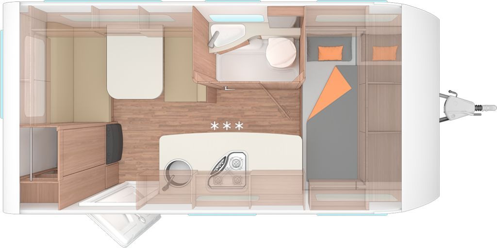 Weinsberg CaraOne 420 QD Auflastung 1350 kg - Rulotă: Foto 2 Weinsberg CaraOne 420 QD Auflastung 1350 kg - Rulotă: Foto 2