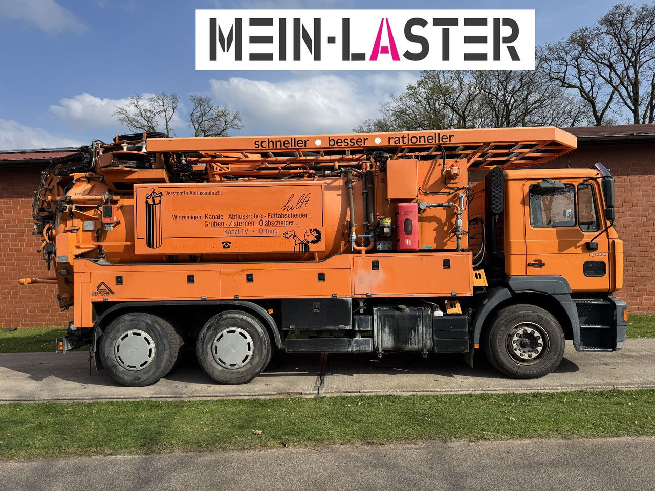MAN FE 410 Assmann Saug HD Spüler Recycling + FB. - Maşină pentru vidanjări: Foto 3 MAN FE 410 Assmann Saug HD Spüler Recycling + FB. - Maşină pentru vidanjări: Foto 3