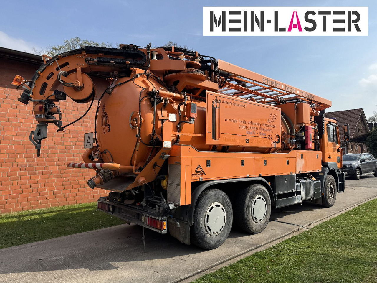 MAN FE 410 Assmann Saug HD Spüler Recycling + FB. - Maşină pentru vidanjări: Foto 5 MAN FE 410 Assmann Saug HD Spüler Recycling + FB. - Maşină pentru vidanjări: Foto 5