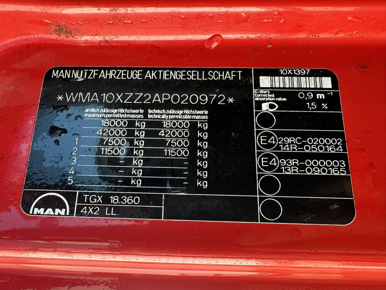 MAN TGX 18.360 4X2 LL TGX 18.360 4X2 LL, Fahrschule - Camion: Foto 3 MAN TGX 18.360 4X2 LL TGX 18.360 4X2 LL, Fahrschule - Camion: Foto 3