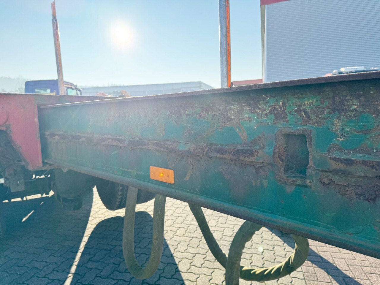 Semiremorcă transport busteni GSV 34 GLOGGER GSV 34, Lenk-/Liftachse, ausziehbar 10,75m-14,35m: Foto 7