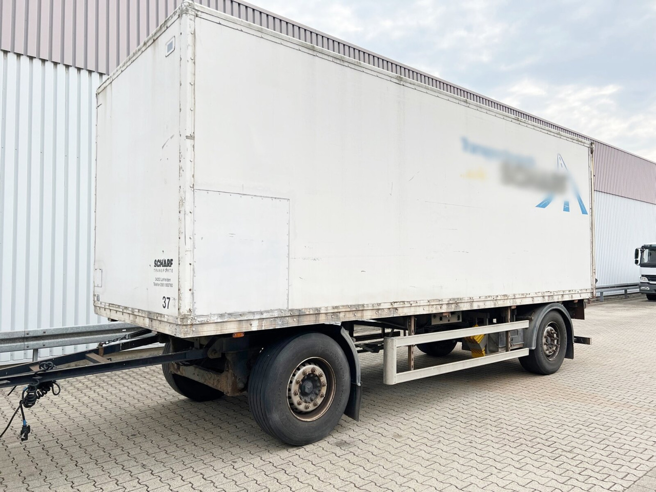 KA-F 18/74E Ackermann, Oschersl. KA-F 18/74E mit LBW MBB, 44cbm - Remorcă furgon: Foto 1 KA-F 18/74E Ackermann, Oschersl. KA-F 18/74E mit LBW MBB, 44cbm - Remorcă furgon: Foto 1