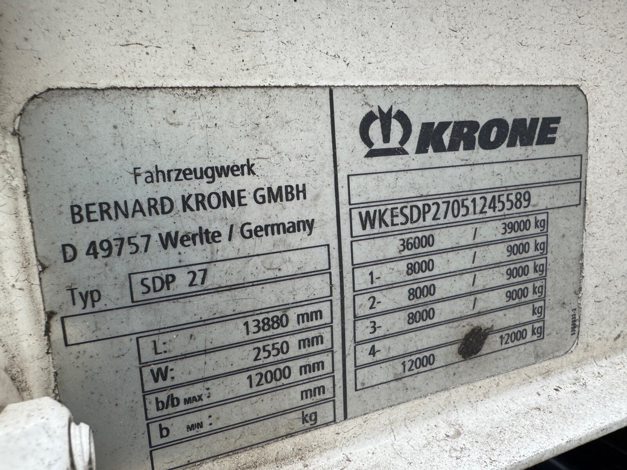 Krone SDP 27 SDP 27 , Edscha-Verdeck, Ex-Fahrschule - Semiremorcă platformă: Foto 5 Krone SDP 27 SDP 27 , Edscha-Verdeck, Ex-Fahrschule - Semiremorcă platformă: Foto 5