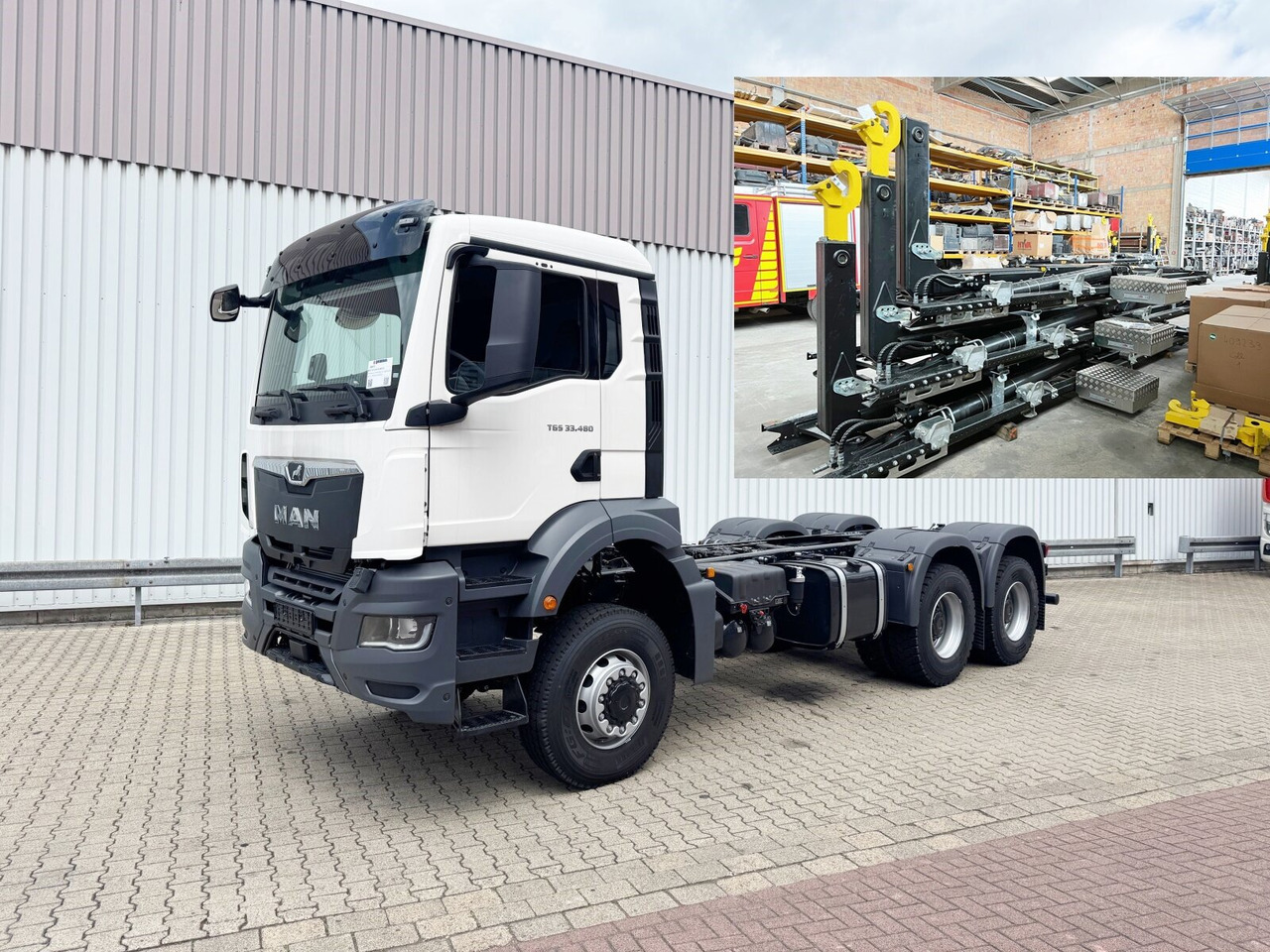 MAN TGS 33.480 6x6 BB CH TGS 33.480 6x6 BB CH, Hohe Bauart, Nebenantrieb - Camion cu cârlig: Foto 1 MAN TGS 33.480 6x6 BB CH TGS 33.480 6x6 BB CH, Hohe Bauart, Nebenantrieb - Camion cu cârlig: Foto 1
