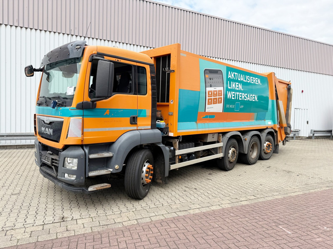 MAN TGS 35.360 8x2-6 BL TGS 35.360 8x2-6 BL, 2x Lenkachse, Zöller Medium XL, Zöller-Schüttung - Autogunoiere: Foto 1 MAN TGS 35.360 8x2-6 BL TGS 35.360 8x2-6 BL, 2x Lenkachse, Zöller Medium XL, Zöller-Schüttung - Autogunoiere: Foto 1