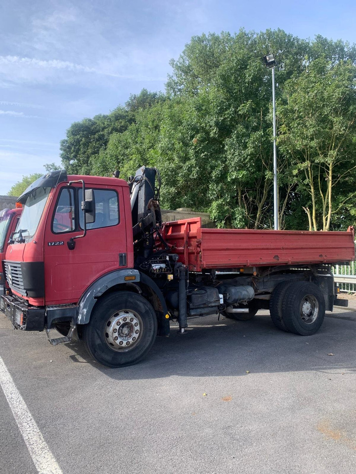 Mercedes-Benz -1722 1722 4x2 - Camion basculantă, Camion cu macara: Foto 1 Mercedes-Benz -1722 1722 4x2 - Camion basculantă, Camion cu macara: Foto 1