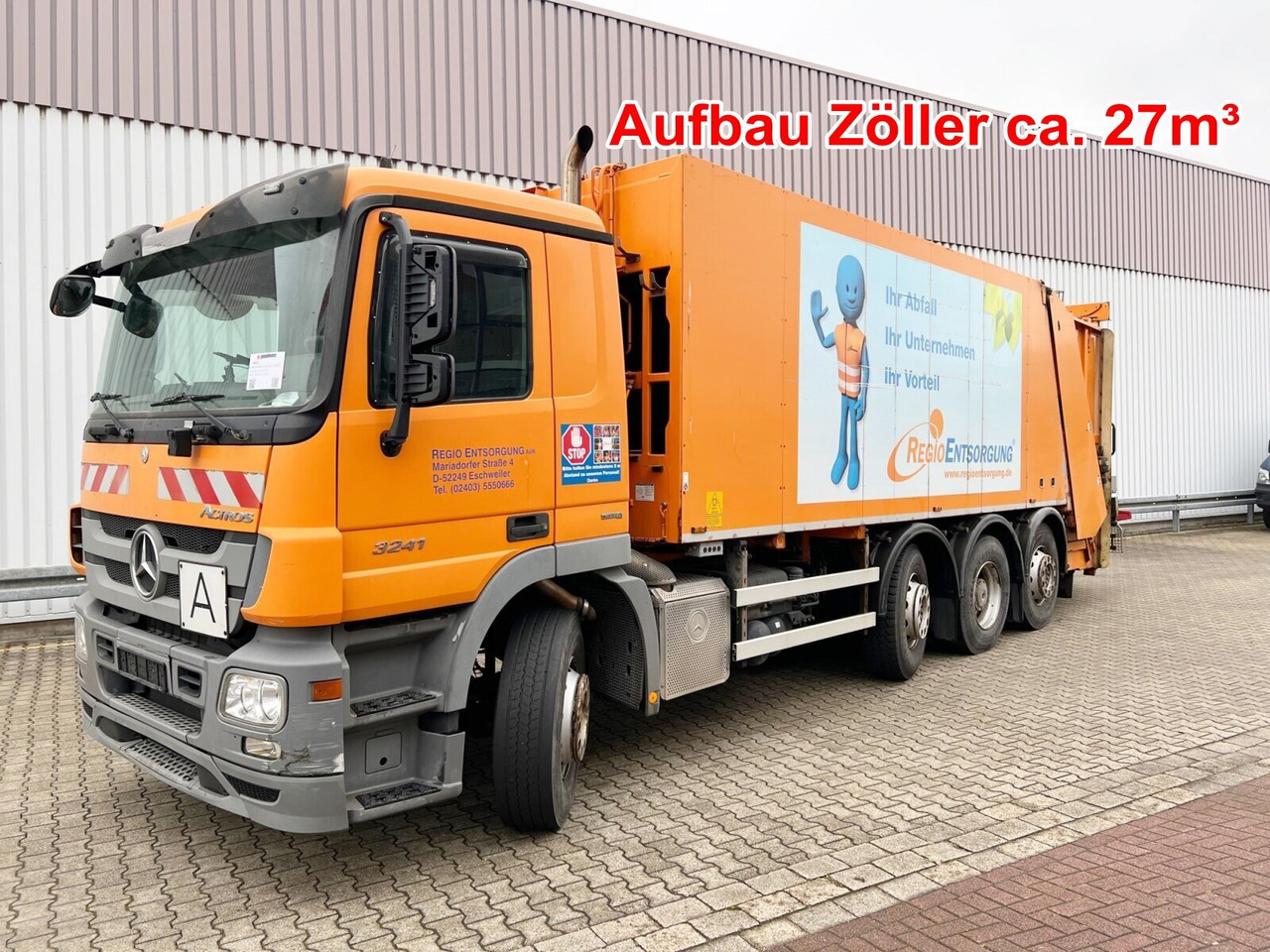 Mercedes-Benz Actros 3241 L 8x2/6 Actros 3241 L 8x2/6, 2x Lenkachse, Zöller Medium XL, Zöller-Schüttung - Autogunoiere: Foto 1 Mercedes-Benz Actros 3241 L 8x2/6 Actros 3241 L 8x2/6, 2x Lenkachse, Zöller Medium XL, Zöller-Schüttung - Autogunoiere: Foto 1