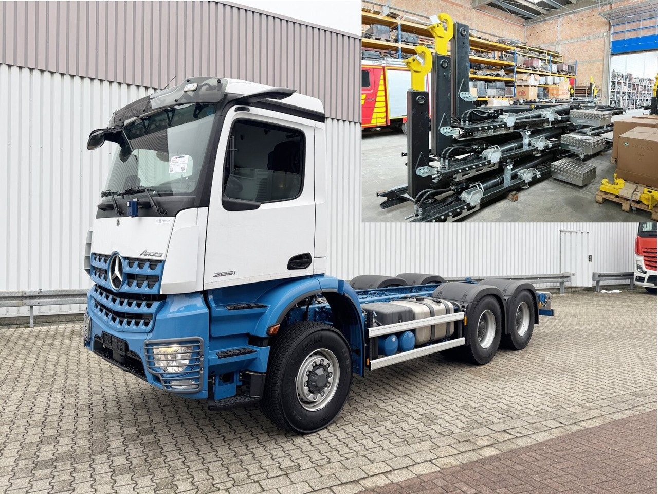 Mercedes-Benz Arocs 2651 L 6x6 Arocs 2651 L 6x6, HydroDrive, MirrorCam, Massage-Sitz, Motorabtrieb - Camion cu cârlig: Foto 1 Mercedes-Benz Arocs 2651 L 6x6 Arocs 2651 L 6x6, HydroDrive, MirrorCam, Massage-Sitz, Motorabtrieb - Camion cu cârlig: Foto 1