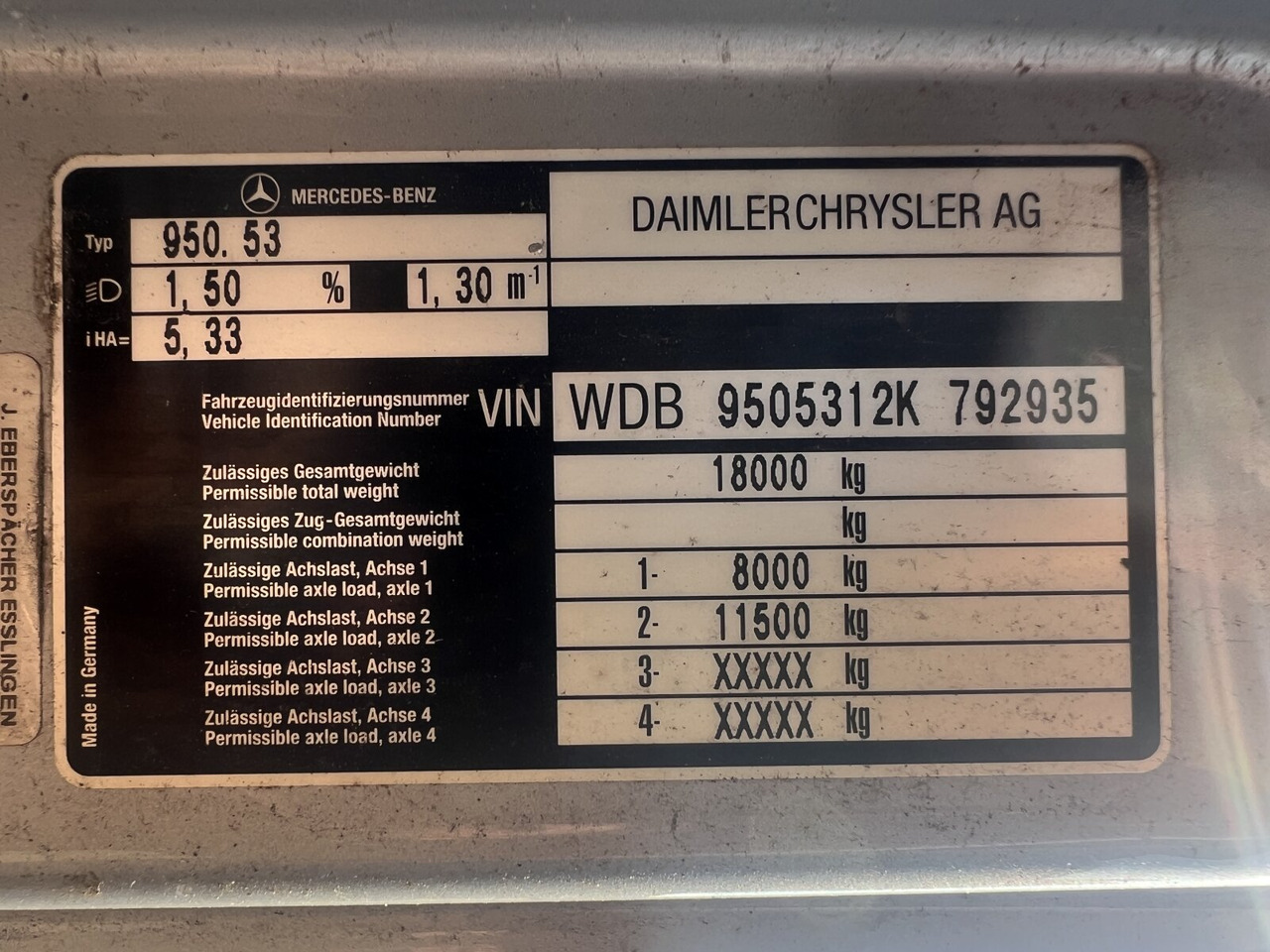 Mercedes-Benz Atego 1828 L 4x2 Atego 1828 L 4x2, Rechtslenker, Winterdienstaustattung - Camion şasiu: Foto 4 Mercedes-Benz Atego 1828 L 4x2 Atego 1828 L 4x2, Rechtslenker, Winterdienstaustattung - Camion şasiu: Foto 4