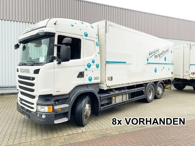 Scania R450 LB 6x2-4 R450 LB 6x2-4 Getränkekoffer, Retarder, Lift-/Lenkachse, Stapleraufnahme - Camion furgon: Foto 1 Scania R450 LB 6x2-4 R450 LB 6x2-4 Getränkekoffer, Retarder, Lift-/Lenkachse, Stapleraufnahme - Camion furgon: Foto 1