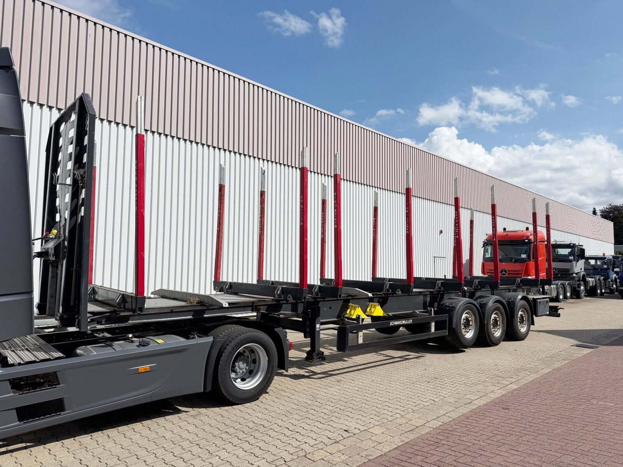 Schwarzmüller 3-Achs Holzauflieger 3-Achs Holzauflieger, Liftachse, MEHRFACH VORHANDEN! - Semiremorcă transport busteni: Foto 1 Schwarzmüller 3-Achs Holzauflieger 3-Achs Holzauflieger, Liftachse, MEHRFACH VORHANDEN! - Semiremorcă transport busteni: Foto 1