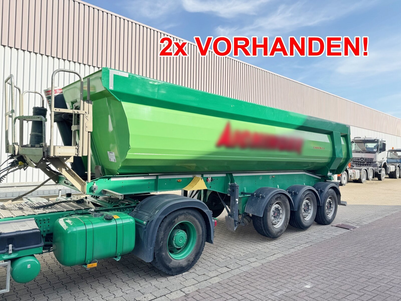 Schwarzmüller K-Serie Kippauflieger K-Serie Kippauflieger, Hardoxmulde ca. 25m³, 2x Liftachse - Semiremorcă: Foto 1 Schwarzmüller K-Serie Kippauflieger K-Serie Kippauflieger, Hardoxmulde ca. 25m³, 2x Liftachse - Semiremorcă: Foto 1