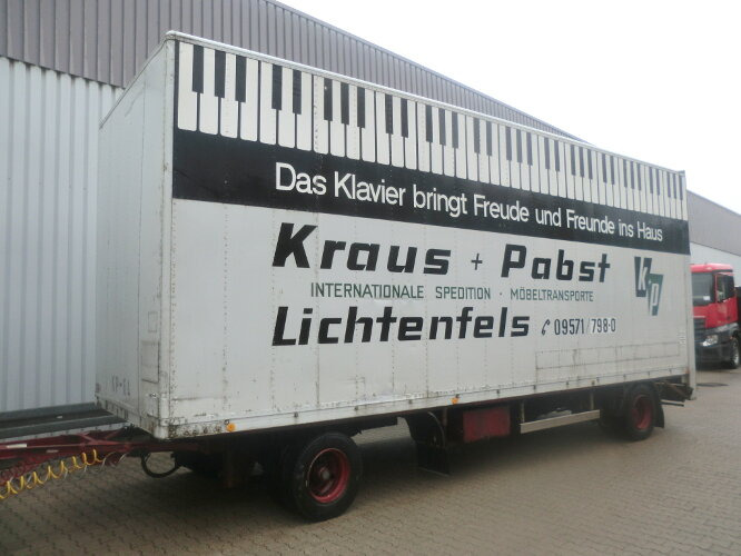 Sommer AC 160 TVL Sommer AC 160 TL, Möbelkofferanhänger, LBW, 55cbm - Remorcă furgon: Foto 1 Sommer AC 160 TVL Sommer AC 160 TL, Möbelkofferanhänger, LBW, 55cbm - Remorcă furgon: Foto 1