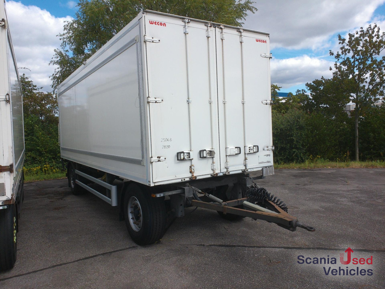 WECON Durchlader mit LBW Palfinger/MBB 2,0T - Remorcă furgon: Foto 1 WECON Durchlader mit LBW Palfinger/MBB 2,0T - Remorcă furgon: Foto 1