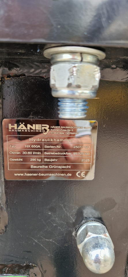 Häner HX650A - Ciocan hidraulic pentru Excavator: Foto 3 Häner HX650A - Ciocan hidraulic pentru Excavator: Foto 3
