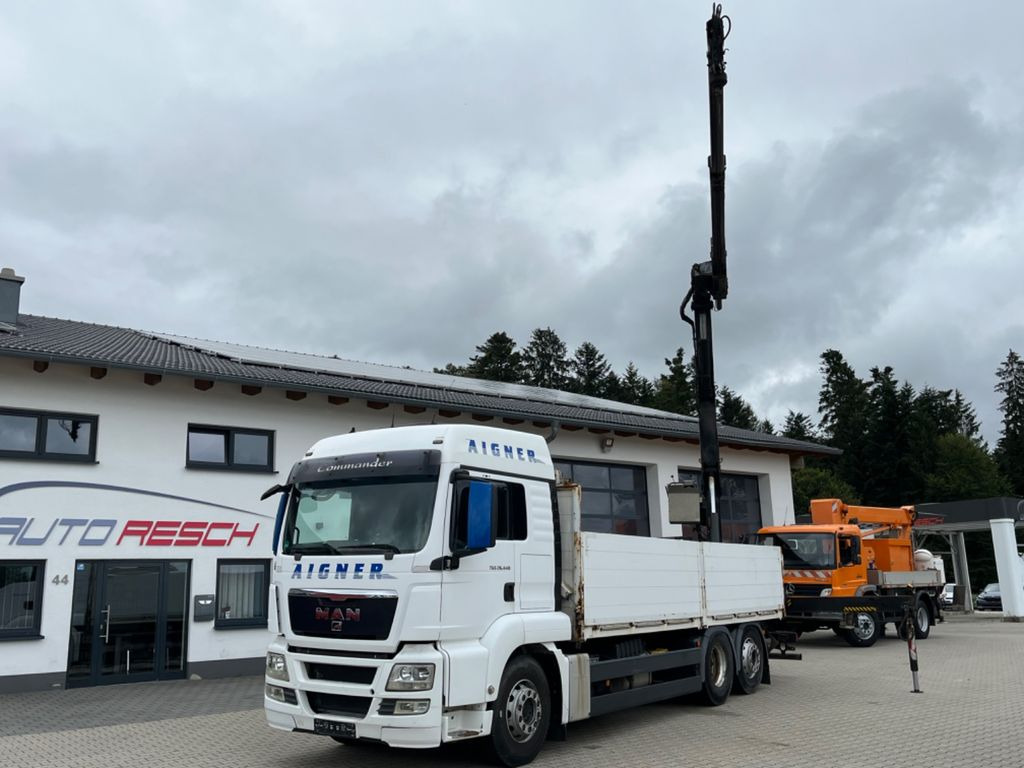 MAN TGS 26.440 Baustoff mit HIAB XS 166 Kran MAN TGS 26.440 Baustoff mit HIAB XS 166 Kran - Camion platformă, Camion cu macara: Foto 1 MAN TGS 26.440 Baustoff mit HIAB XS 166 Kran MAN TGS 26.440 Baustoff mit HIAB XS 166 Kran - Camion platformă, Camion cu macara: Foto 1