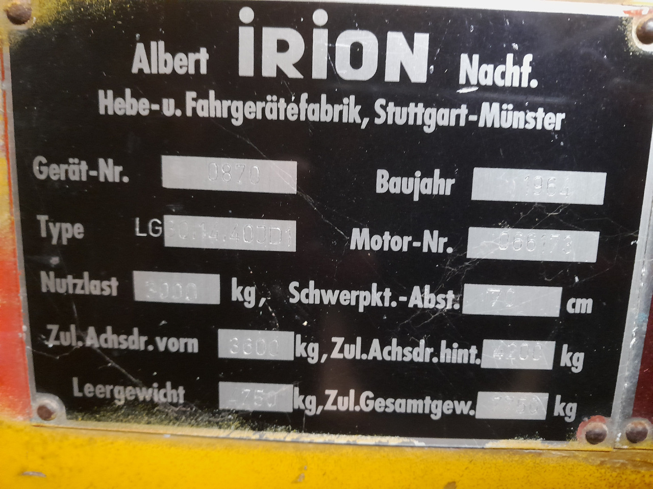 Irion Mercedes engine - Stivuitor: Foto 3 Irion Mercedes engine - Stivuitor: Foto 3