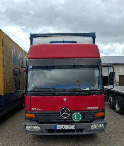 Mercedes-Benz Atego 817 - Camion cu prelată: Foto 1 Mercedes-Benz Atego 817 - Camion cu prelată: Foto 1