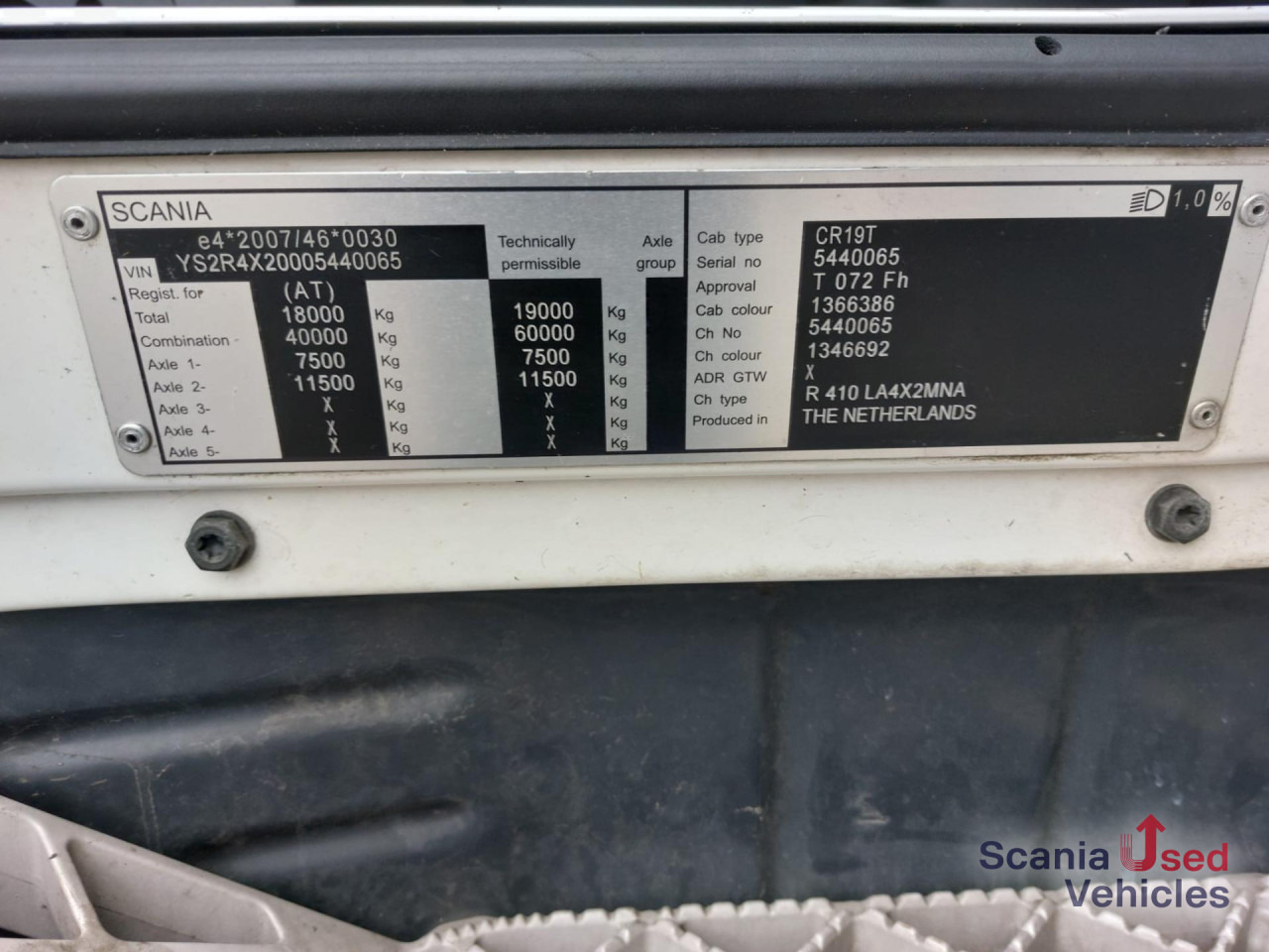 SCANIA R 410 LA4X2MNA Euro 6 Topline Streamline - Cap tractor: Foto 5 SCANIA R 410 LA4X2MNA Euro 6 Topline Streamline - Cap tractor: Foto 5