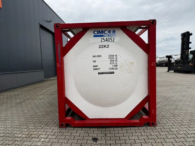 CIMC 20FT ISO, 25.080L / 1-COMP / 3 BAFFELS / T12 / 4 manholes / ADR valid until 02/2027 - Rezervor de stocare: Foto 5 CIMC 20FT ISO, 25.080L / 1-COMP / 3 BAFFELS / T12 / 4 manholes / ADR valid until 02/2027 - Rezervor de stocare: Foto 5
