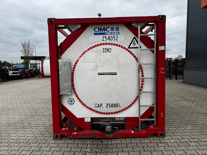 Rezervor de stocare pentru transport de produse chimice CIMC 20FT ISO, 25.080L / 1-COMP / 3 BAFFELS / T12 / 4 manholes / ADR valid until 02/2027: Foto 6 Rezervor de stocare pentru transport de produse chimice CIMC 20FT ISO, 25.080L / 1-COMP / 3 BAFFELS / T12 / 4 manholes / ADR valid until 02/2027: Foto 6