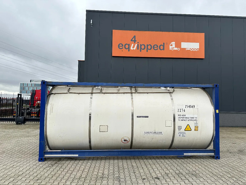 CIMC 20FT ISO, 25.090L / 1-COMP / 3 BAFFELS / T12 / 4 manholes / ADR valid until 06/2027 - Rezervor de stocare: Foto 3 CIMC 20FT ISO, 25.090L / 1-COMP / 3 BAFFELS / T12 / 4 manholes / ADR valid until 06/2027 - Rezervor de stocare: Foto 3