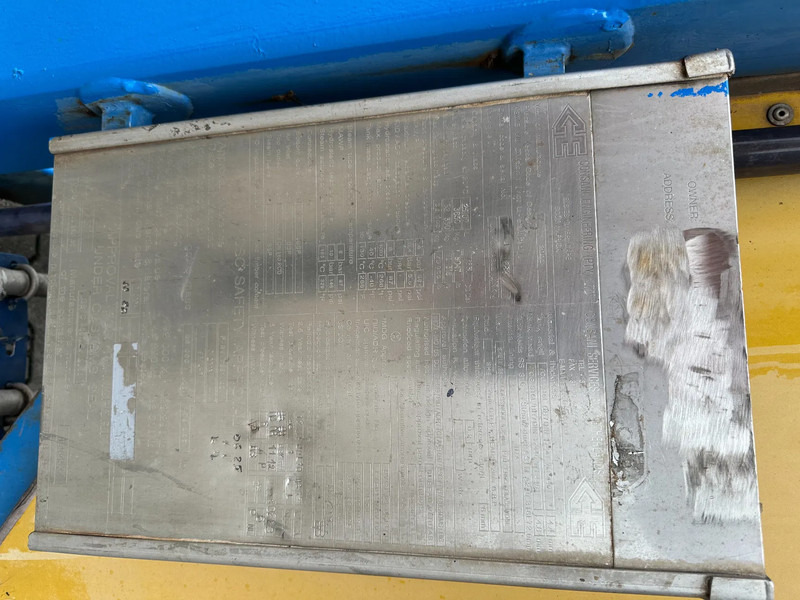 Rezervor de stocare pentru transport de combustibili Consani 25.100L / 1-COMP, 20FT ISO, UN PORTABLE T11, 2,5Y-inspection till: 02-2028: Foto 17 Rezervor de stocare pentru transport de combustibili Consani 25.100L / 1-COMP, 20FT ISO, UN PORTABLE T11, 2,5Y-inspection till: 02-2028: Foto 17