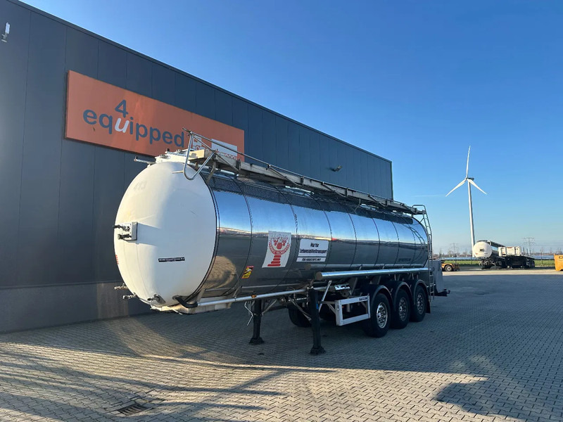 Feldbinder FOOD / LEVENSMIDDELEN/ LEBENSMITTEL / 33.500L / 3-COMP / PUMP / NL-trailer / APK: 05-2026 - Semiremorcă cisternă: Foto 1 Feldbinder FOOD / LEVENSMIDDELEN/ LEBENSMITTEL / 33.500L / 3-COMP / PUMP / NL-trailer / APK: 05-2026 - Semiremorcă cisternă: Foto 1