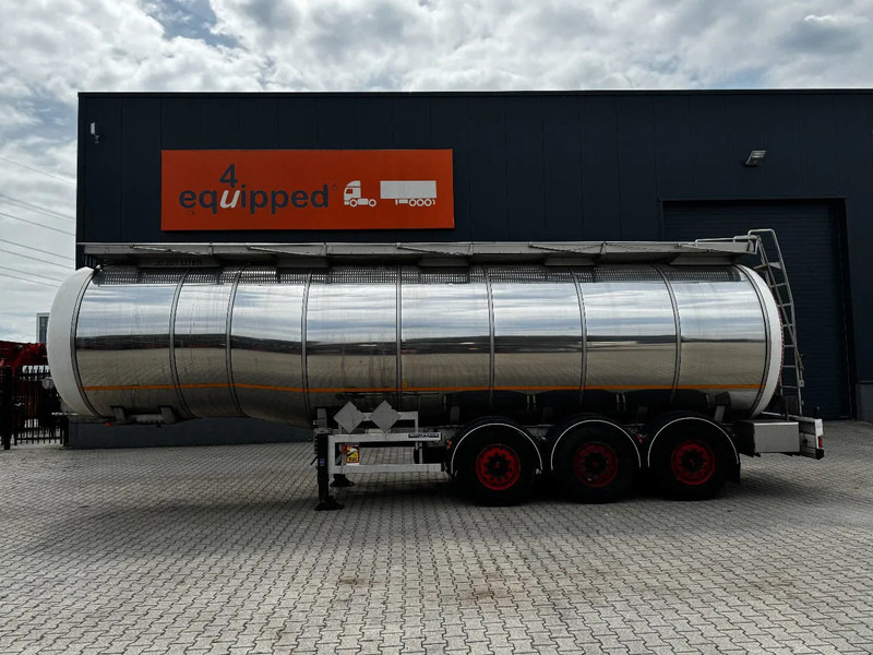 Indox 37.500L / 1-COMP /4-BAFFELS, ADR, L4BH, INOX, NL, APK/ADR till 10/2025, new SAF axles, ALCOA - Semiremorcă cisternă: Foto 2 Indox 37.500L / 1-COMP /4-BAFFELS, ADR, L4BH, INOX, NL, APK/ADR till 10/2025, new SAF axles, ALCOA - Semiremorcă cisternă: Foto 2