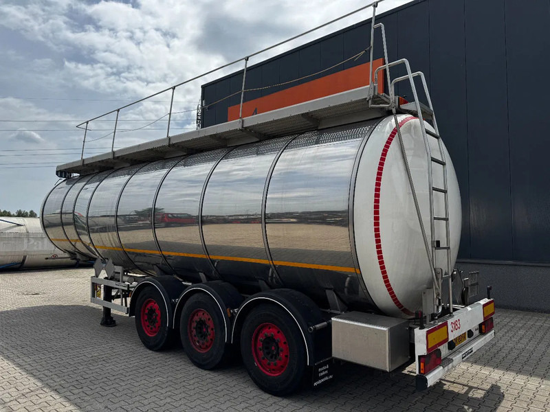Indox 37.500L / 1-COMP /4-BAFFELS, ADR, L4BH, INOX, NL, APK/ADR till 10/2025, new SAF axles, ALCOA - Semiremorcă cisternă: Foto 3 Indox 37.500L / 1-COMP /4-BAFFELS, ADR, L4BH, INOX, NL, APK/ADR till 10/2025, new SAF axles, ALCOA - Semiremorcă cisternă: Foto 3