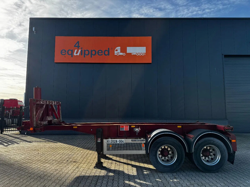 Van Hool 2 AXLE 20FT TIPPING-CHASSIS / TWIN-TIRES / BPW + DRUM / ALCOA / NL-trailer / APK - Semiremorcă transport containere/ Swap body: Foto 2 Van Hool 2 AXLE 20FT TIPPING-CHASSIS / TWIN-TIRES / BPW + DRUM / ALCOA / NL-trailer / APK - Semiremorcă transport containere/ Swap body: Foto 2