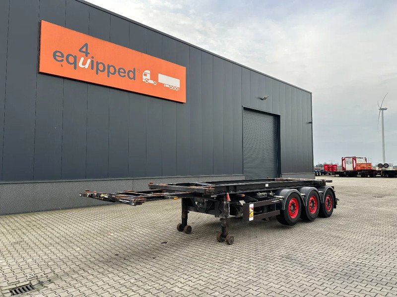 Van Hool 20FT Tipping-chassis, ADR (EX/II, EX/III, FL, AT), SAF + DISC, 2 liftaxles - Semiremorcă transport containere/ Swap body: Foto 2 Van Hool 20FT Tipping-chassis, ADR (EX/II, EX/III, FL, AT), SAF + DISC, 2 liftaxles - Semiremorcă transport containere/ Swap body: Foto 2