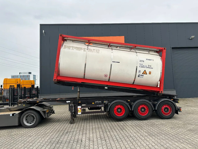 Van Hool 20FT Tipping-chassis, ADR (EX/II, EX/III, FL, AT), SAF + DISC, 2 liftaxles - Semiremorcă transport containere/ Swap body: Foto 3 Van Hool 20FT Tipping-chassis, ADR (EX/II, EX/III, FL, AT), SAF + DISC, 2 liftaxles - Semiremorcă transport containere/ Swap body: Foto 3