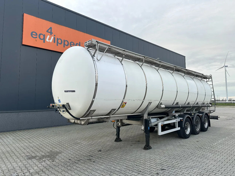 Van Hool FOOD / 39.000L / 3-COMP / INOX / NL-trailer / APK: 07/2026 - Semiremorcă cisternă: Foto 1 Van Hool FOOD / 39.000L / 3-COMP / INOX / NL-trailer / APK: 07/2026 - Semiremorcă cisternă: Foto 1