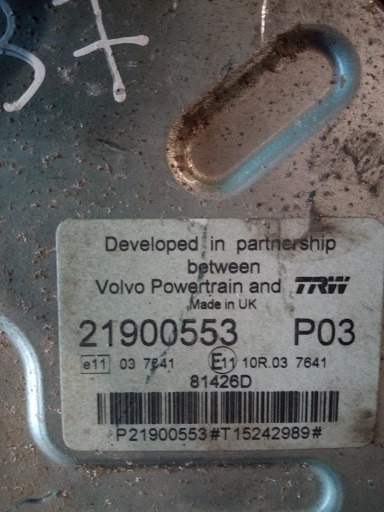 EDC VOLVO FH460 D13K460 21900553 P03 - Calculator de bord pentru Camion: Foto 1 EDC VOLVO FH460 D13K460 21900553 P03 - Calculator de bord pentru Camion: Foto 1