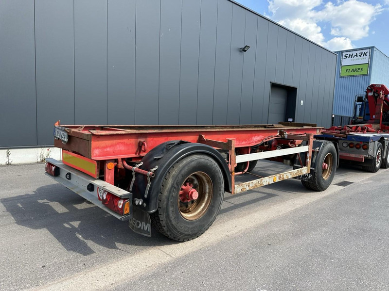 DEOM - SCHMIT R202P 2-AS CONTAINER TRANSPORT - BPW - GOEDE BANDEN - LUCHTVERING - BELGISCHE PAPIEREN - Remorcă transport containere/ Swap body: Foto 2 DEOM - SCHMIT R202P 2-AS CONTAINER TRANSPORT - BPW - GOEDE BANDEN - LUCHTVERING - BELGISCHE PAPIEREN - Remorcă transport containere/ Swap body: Foto 2