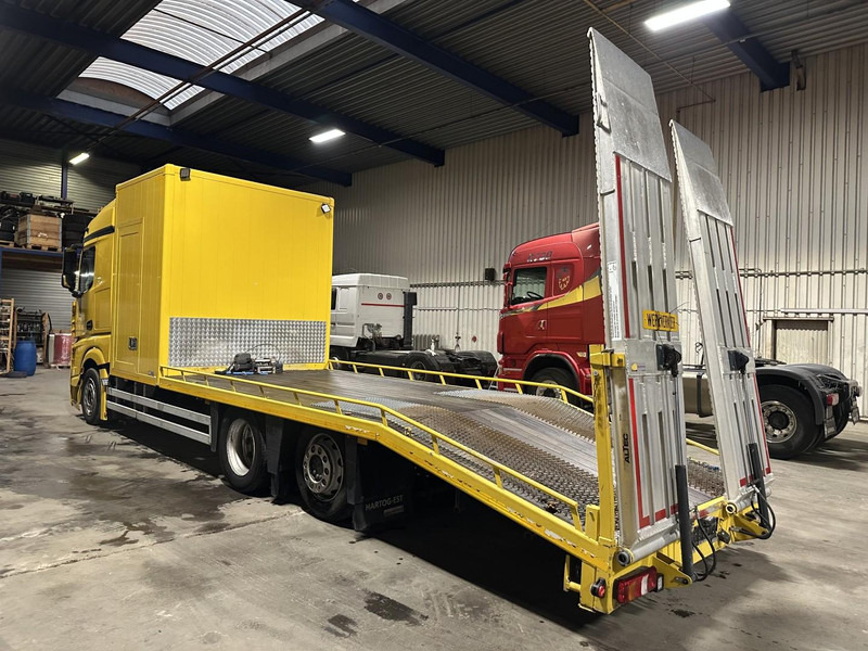 Mercedes-Benz ACTROS 2745 6x2 OPRIJWAGEN / AUTOTRANSPORTER / MACHINE CARRIER - WINCH - 6m10 - EURO 5 - LIFT AXLE - HYDR RAMPS - NL TRUCK - Camion transport auto: Foto 2 Mercedes-Benz ACTROS 2745 6x2 OPRIJWAGEN / AUTOTRANSPORTER / MACHINE CARRIER - WINCH - 6m10 - EURO 5 - LIFT AXLE - HYDR RAMPS - NL TRUCK - Camion transport auto: Foto 2