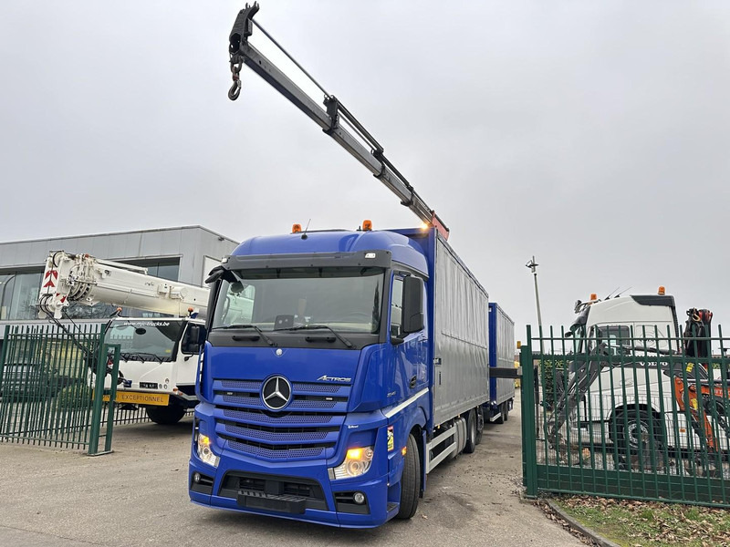 Mercedes-Benz Actros 2645 6x2 105m³ JUMBO + RETARDER + CRANE PALFINGER PK 19.001 SLD (4x) + RADIO - *FULL AIR* - FRIGO - EURO 6 - SAF AXLES - BELGIAN TRUCK - Camion cu macara: Foto 3 Mercedes-Benz Actros 2645 6x2 105m³ JUMBO + RETARDER + CRANE PALFINGER PK 19.001 SLD (4x) + RADIO - *FULL AIR* - FRIGO - EURO 6 - SAF AXLES - BELGIAN TRUCK - Camion cu macara: Foto 3