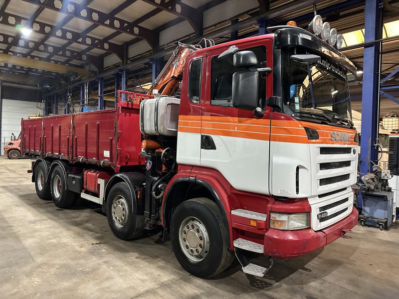 Scania G480 8x4 TIPPER + CRANE ATLAS 240.E4 + RADIO - STEEL SPRING / BIG AXLES - Camion basculantă, Camion cu macara: Foto 1 Scania G480 8x4 TIPPER + CRANE ATLAS 240.E4 + RADIO - STEEL SPRING / BIG AXLES - Camion basculantă, Camion cu macara: Foto 1