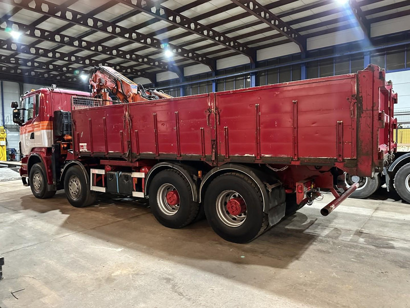 Scania G480 8x4 TIPPER + CRANE ATLAS 240.E4 + RADIO - STEEL SPRING / BIG AXLES - Camion basculantă, Camion cu macara: Foto 4 Scania G480 8x4 TIPPER + CRANE ATLAS 240.E4 + RADIO - STEEL SPRING / BIG AXLES - Camion basculantă, Camion cu macara: Foto 4