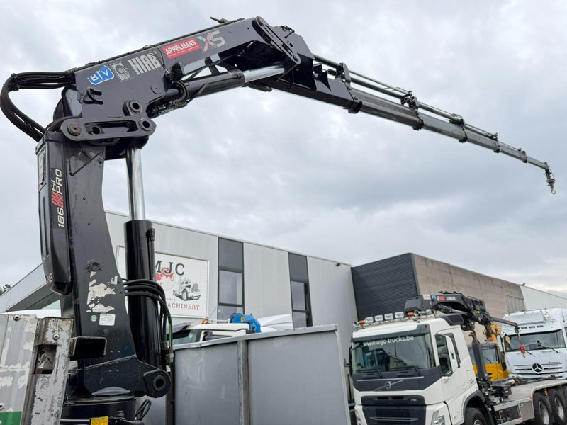 Camion cu macara Scania P380 8x4 TRIDEM BAUSTOFF + KRAN HIAB 166 ES-5 HIPRO - ROTATOR + RADIO - 7m60 PRITSCHE - MANUAL - LIFT + LENKACHSE: Foto 10