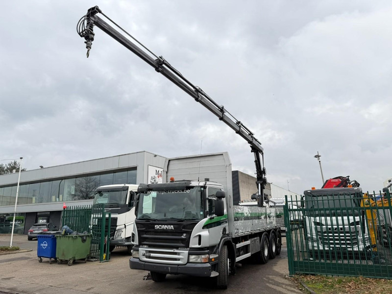 Scania P380 8x4 TRIDEM + CRANE HIAB 166 ES-5 HIPRO - ROTATOR + RADIO - 7m60 PLATFORM - MANUAL - LIFT + STEERING AXLE - Camion cu macara: Foto 5 Scania P380 8x4 TRIDEM + CRANE HIAB 166 ES-5 HIPRO - ROTATOR + RADIO - 7m60 PLATFORM - MANUAL - LIFT + STEERING AXLE - Camion cu macara: Foto 5